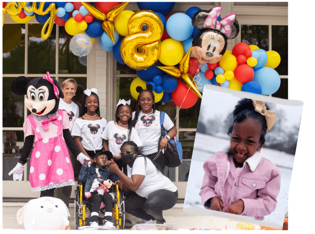 Birthday party for hospice patient